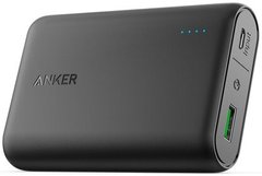 Універсальна мобільна батарея Anker PowerCore 10000 mAh with QC3.0 V3 (Black)