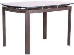 Раскладной стол AMF Кассандра серый/стекло платина (521254)