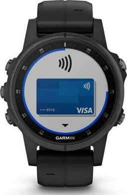 Смарт-часы Garmin Fenix ​​5S Plus Sapphire Black with Black Silicone