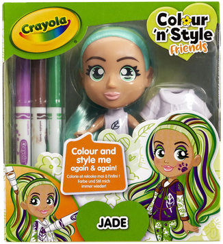 Набір для творчості Crayola Colour n Style Стильні дівчата Джейд (918937.005)