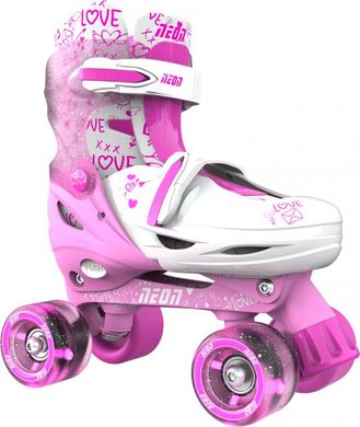 Роликові ковзани Neon Combo Skates рожевий розмір 30-33