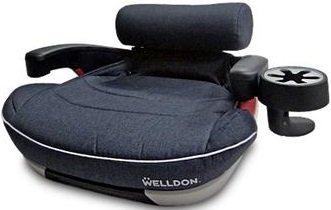 Детское автокресло бустер Welldon Travel Pad IsoFix графитовый (PG09-TP95-001)