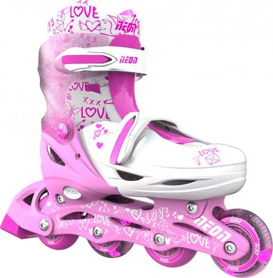 Роликові ковзани Neon Combo Skates рожевий розмір 30-33