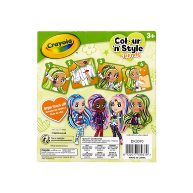 Набір для творчості Crayola Colour n Style Стильні дівчата Джейд (918937.005)