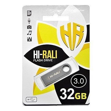 Флешка Hi-Rali USB3.0 32GB Hi-Rali Shuttle Series Silver (HI-32GB3SHSL)