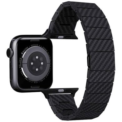 Ремінець Pitaka Carbon Fiber Watch Band Modern Black/Grey for Apple Watch 49/45/44mm (AWB2304)