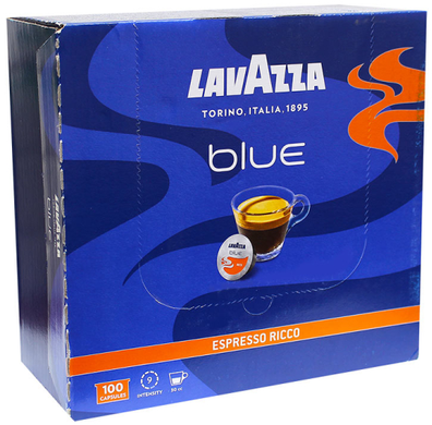 Кава в капсулах LAVAZZA BLUE Espresso Ricco, 100 шт (8000070026490)