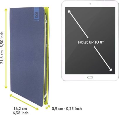 Чохол Tucano Vento Universal для планшетов 7-8" синій (TAB-VT78-B)