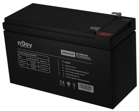 Аккумуляторная батарея Njoy GP09122F 12V 9AH AGM (BTVACIUOCTA2FCN01B)