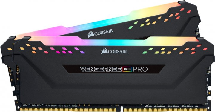 Оперативна пам'ять Corsair 64 GB (2x32GB) DDR4 3200 MHz Vengeance RGB Pro (CMW64GX4M2E3200C16)