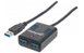USB-хаб Manhattan Super Hi-Speed 4-port USB3.0 Black (162296)