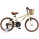 Дитячий велосипед Miqilong RM 16" бежевий