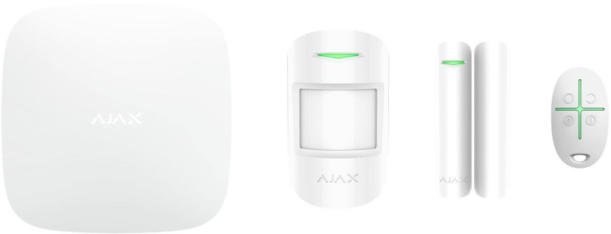 Комплект охоронної сигналізації Ajax StarterKit Plus White (000003811)