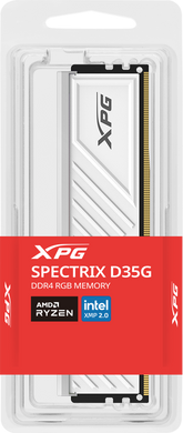Оперативна пам’ять Adata XPG Spectrix D35G RGB White DDR4 1x32GB (AX4U360032G18I-SWHD35G)