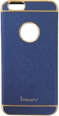 Чохол iPaky Leather TPU+Chrome iPhone 6 Blue