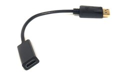 Кабель-перехідник PowerPlant HDMI - DisplayPort, 0.2м