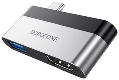 USB хаб Borofone DH2 Type-C to HDMI+USB3.0
