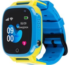 Детские смарт часы AmiGo GO008 GLORY GPS WIFI Blue-Yellow