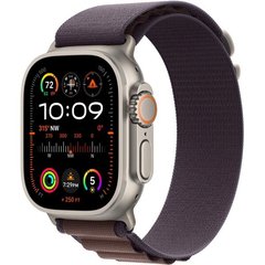 Apple Watch Ultra 2 GPS + Cellular, 49mm Titanium Case with Indigo Alpine Loop - M (MRET3UL/A)