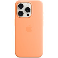 Чохол Apple для iPhone 15 Pro Silicone Case with MagSafe Orange Sorbet (MT1H3)