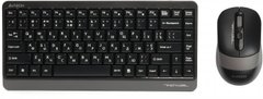 Комплект (клавіатура, миша) бездротовий A4Tech Fstyler FG1110 Grey