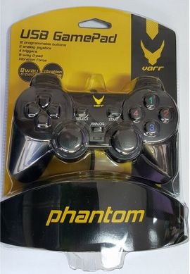 Дротовий геймпад Omega Phantom Pro PC USB Black (OGP03)