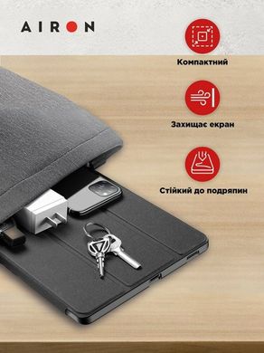 Чехол AIRON Premium для Xiaomi Redmi Pad 10.6" 2022 Black (4822352781087)