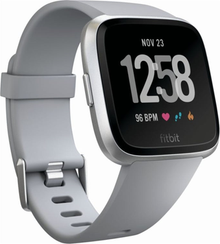 Смарт-годинник Fitbit Versa Grey-Silver Aluminium (FB505SRGY)