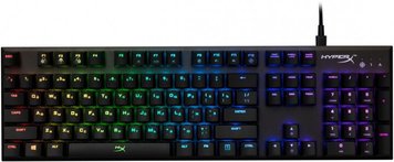 Клавиатура Kingston HyperX Alloy FPS RGB Kailh Silver Speed Black (HX-KB1SS2-RU)