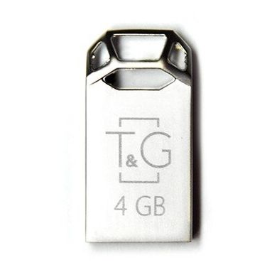 Флешка T&G USB 4GB 110 Metal Series Silver (TG110-4G)