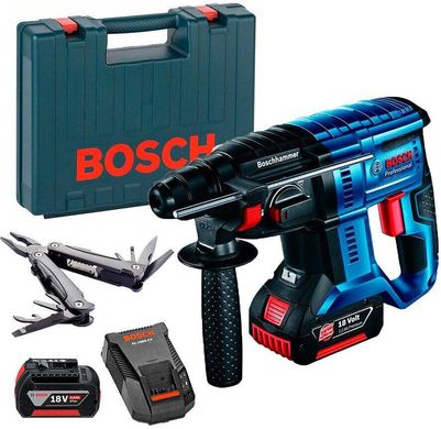 Перфоратор Bosch Professional GBH 180-LI + мультитул (0.615.990.L01)