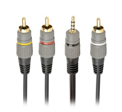 Аудіо-кабель Cablexpert CCAP-4P3R-1.5M