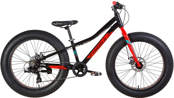 Велосипед 24" Formula Paladin 2021 (черно-красный с бирюзовым) (OPS-FR-24-296)