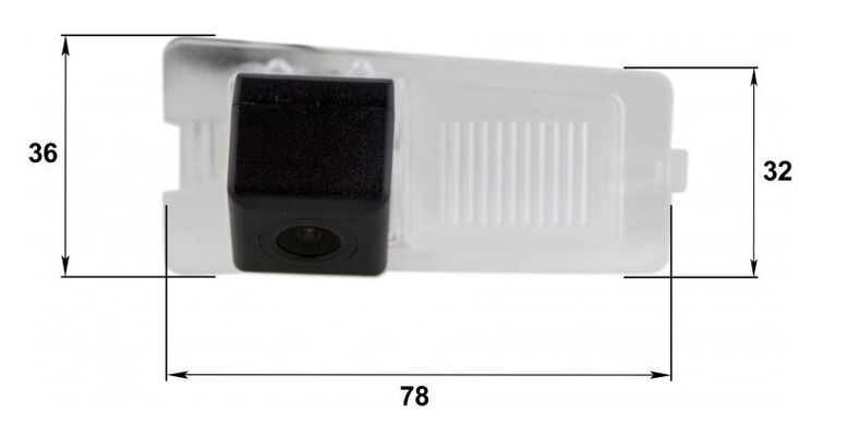 Камера заднего вида Falcon SC105SCCD
