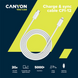 Кабель Canyon CFI-12 USB-C to Lightning 2 м White (CNE-CFI12W)