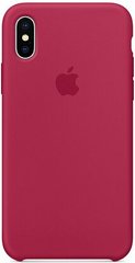 Чохол Apple Silicone Case Apple iPhone Xs Max Rose Red (High copy)