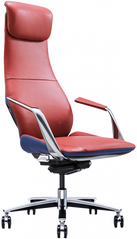 Офісне крісло для керівника GT Racer X-808 Red/Blue (ZP-02, ZP-09)