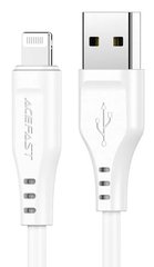 Кабель Acefast C3-02 USB to iP 2.4A 1.2m TPE White (AFC3-02W)