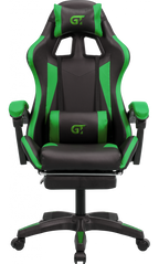 Комп'ютерне крісло для геймера GT Racer X-2323 Black/Green