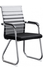 Офісне крісло для персоналу GT Racer B-4029 White/Gray/Black