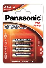 Батарейки Panasonic PRO Power AAA BLI 4 ALKALINE (LR03XEG/4BP)