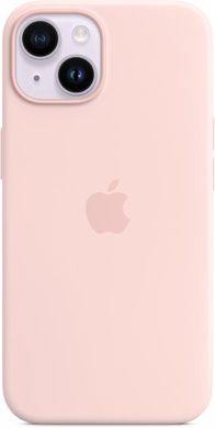 Чехол Apple для iPhone 14 Silicone Case with MagSafe Chalk Pink (MPRX3ZE/A)