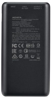 Універсальна мобільна батарея ADATA P20000QCD 20000mAh Black