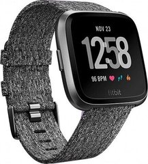 Смарт-часы Fitbit Versa Special Edition Charcoal Wowen (FB505BKGY)