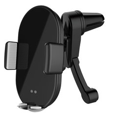 Автомобільний тримач для смартфона ColorWay AutoSense Car Wireless Charger 10W Black (CW-CHAW026Q-BK)