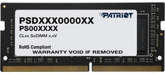Оперативная память Patriot SODIMM DDR4-3200 16384MB PC4-25600 SL (PSD416G320081S)