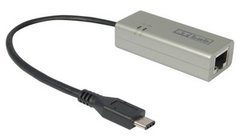 Адаптер STLab USB 3.0 type-C RJ-45 Realtek RTL8153 18см