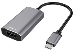 Адаптер 2E USB-C - HDMI 2.1 0.21m Space Grey (2E-W1409)
