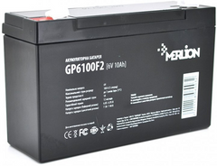 Аккумуляторная батарея Merlion 6V 10AH (GP6100F2/06003)