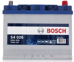 Автомобильный аккумулятор Bosch 70А 0092S40260